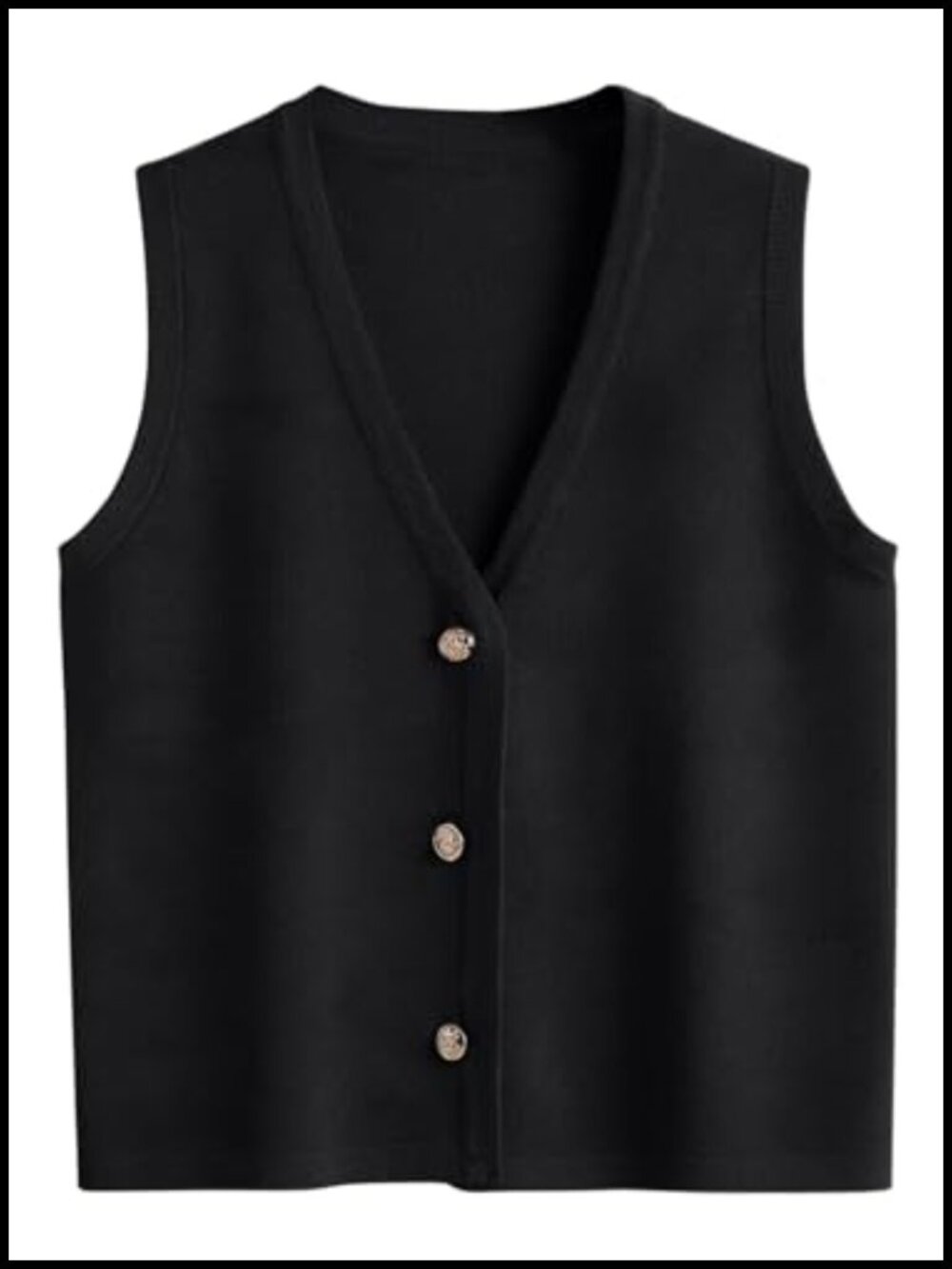 Vest Tops for Women Striped Sweater Vests V-Neck Sleeveless Knit Tank